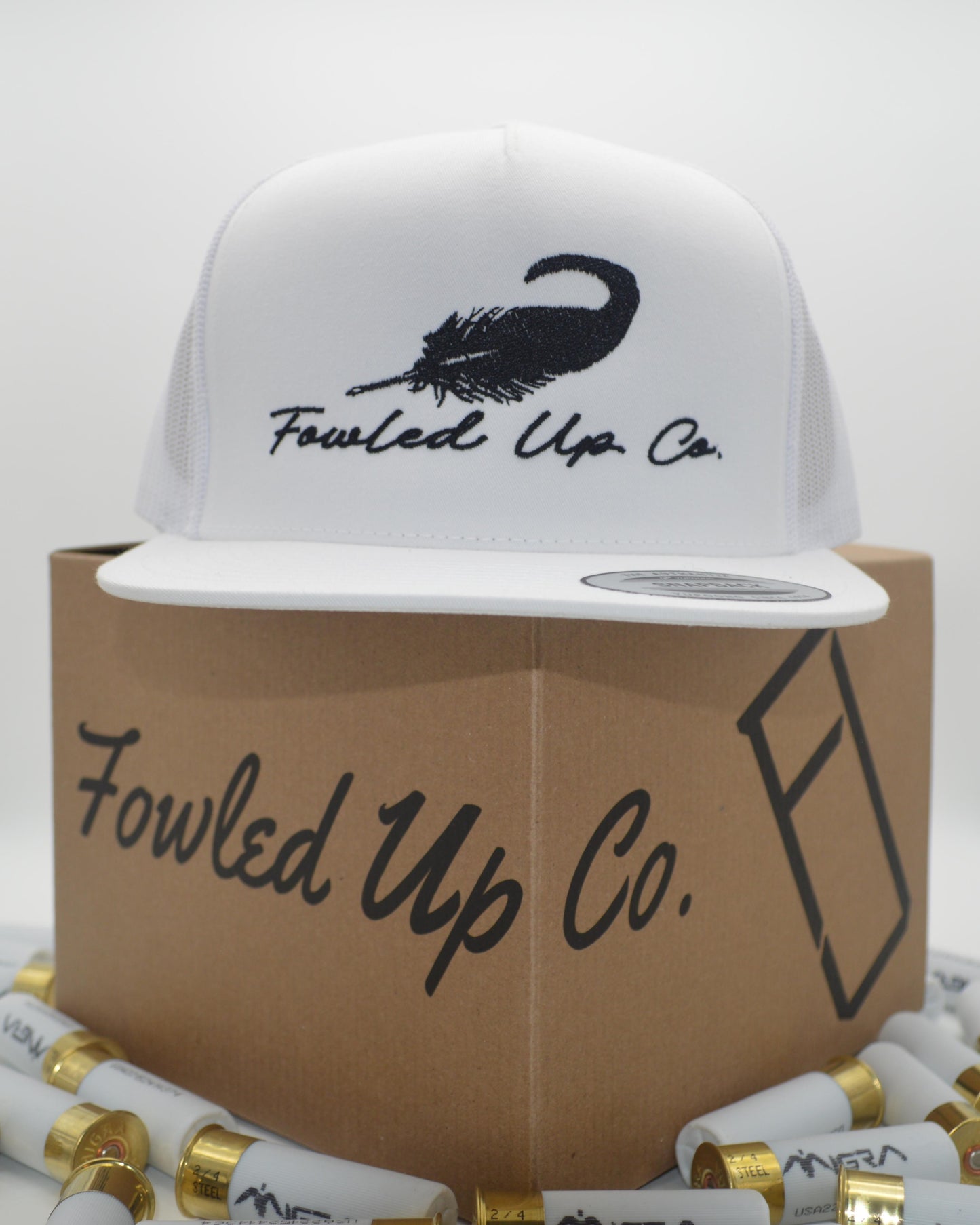 Fowled Up Mallard Curl White (Yupoong Classics)